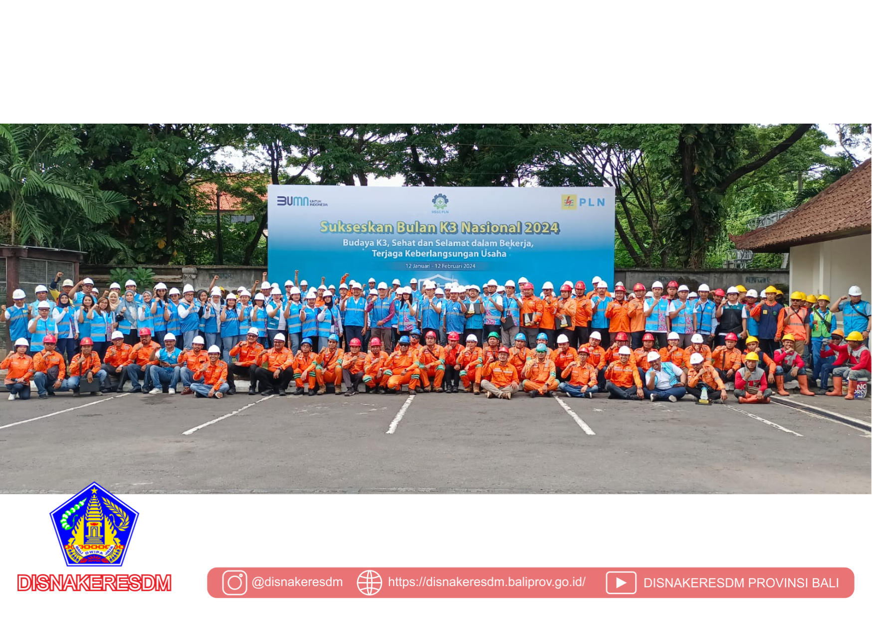 Apel Peringatan Bulan K3 Di PLN UID Bali