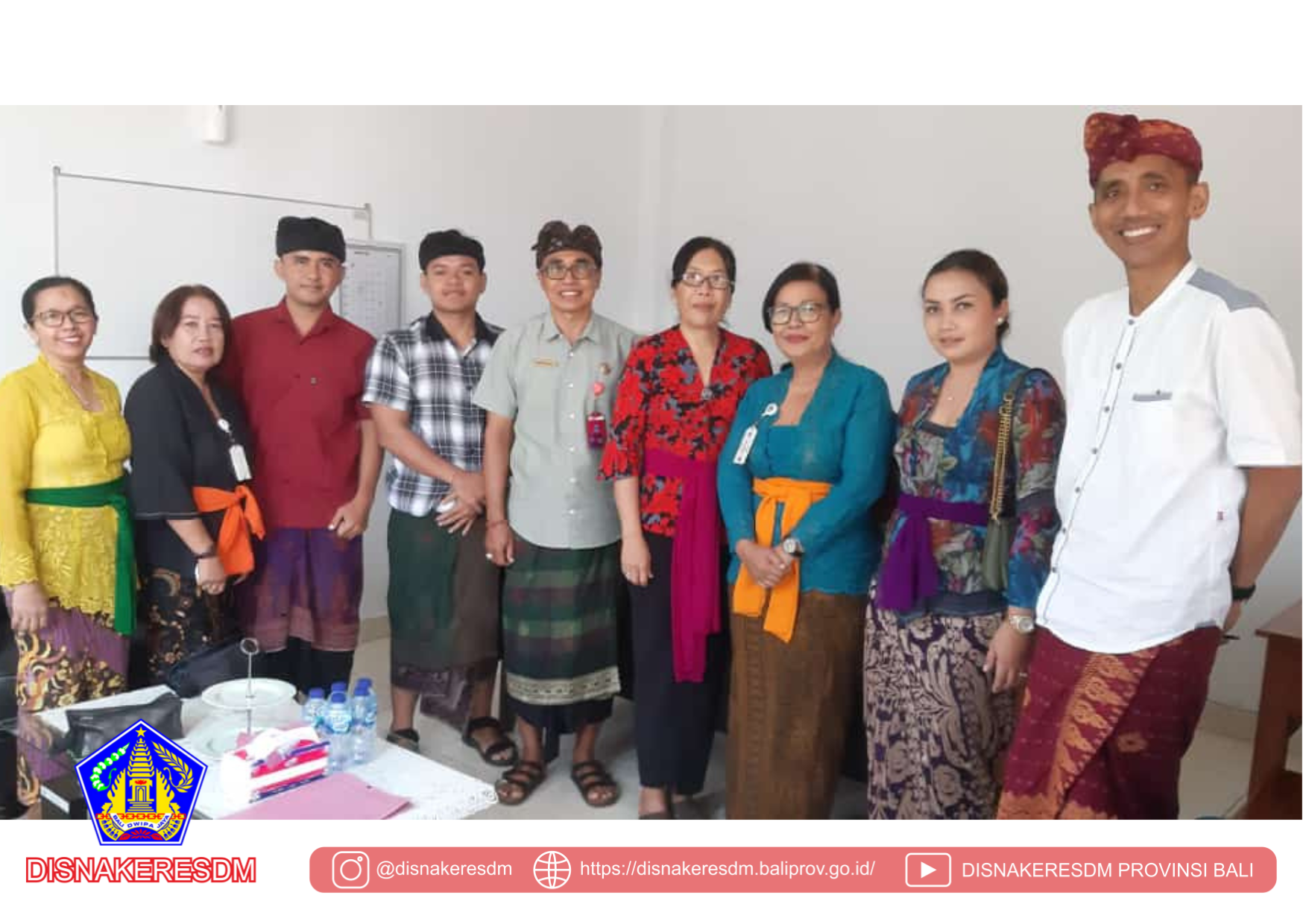 Menerima Kunjungan Kepala Bidang Transmigrasi Kabupaten Gianyar