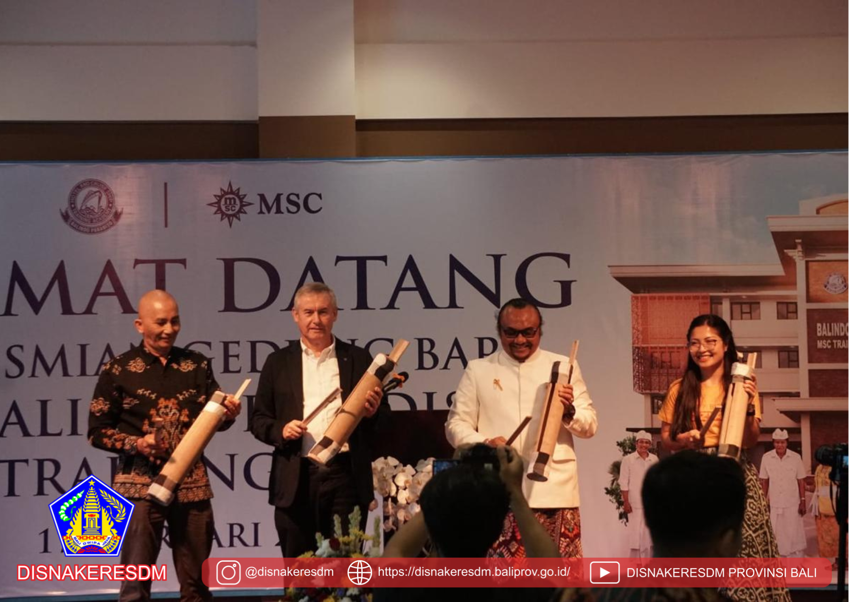 Menghadiri Acara Peresmian Gedung Baru LPKS Balindo Paradiso Dan MSC Training Center