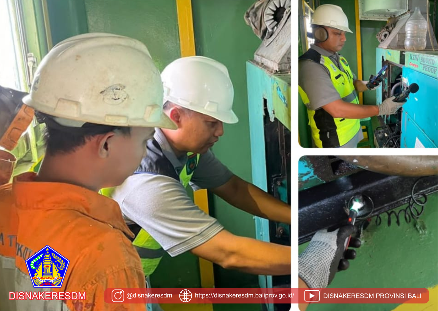 Pengawas Ketenagakerjaan K3 Pesawat Tenaga Dan Produksi Melaksanakan Pemeriksaan Dan Pengujian Terhadap Obyek K3 Penggerak Mula Jenis Motor Diesel Yang Dioperasikan Oleh Perusahaan