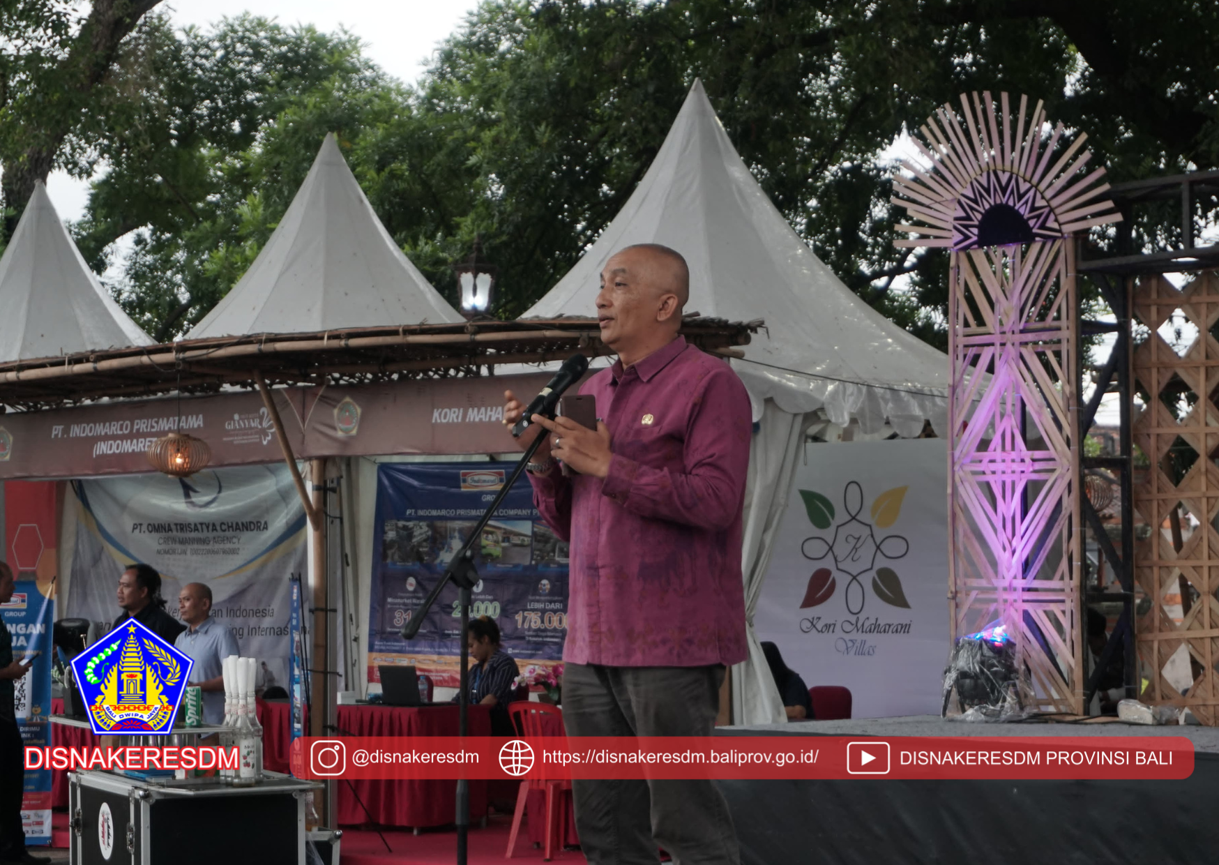 Acara Job Fair & Bazzar Tenaga Kerja Mandiri (TKM) Sebagai Rangkaian HUT Kota Gianyar ke-253