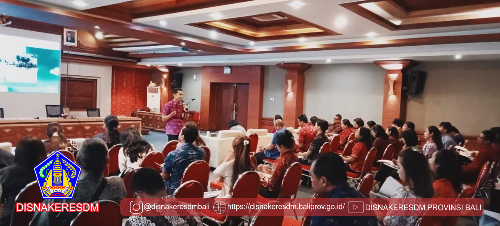 Instruktur Produktivitas Menjadi Narasumber Dalam Kegiatan Sosialisasi Pengukuran Produktivitas Tenaga Kerja Bagi Lembaga Pelatihan Kerja Swasta (LPKS) Dan Perusahaan Di Kota Denpasar Tahun 2024