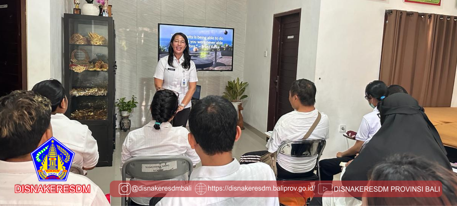 Kepala UPTD Balai Latihan Kerja Industri Dan Pariwisata Melaksanakan Kegiatan Monitoring Pelatihan Kejujuran Spa Therapis