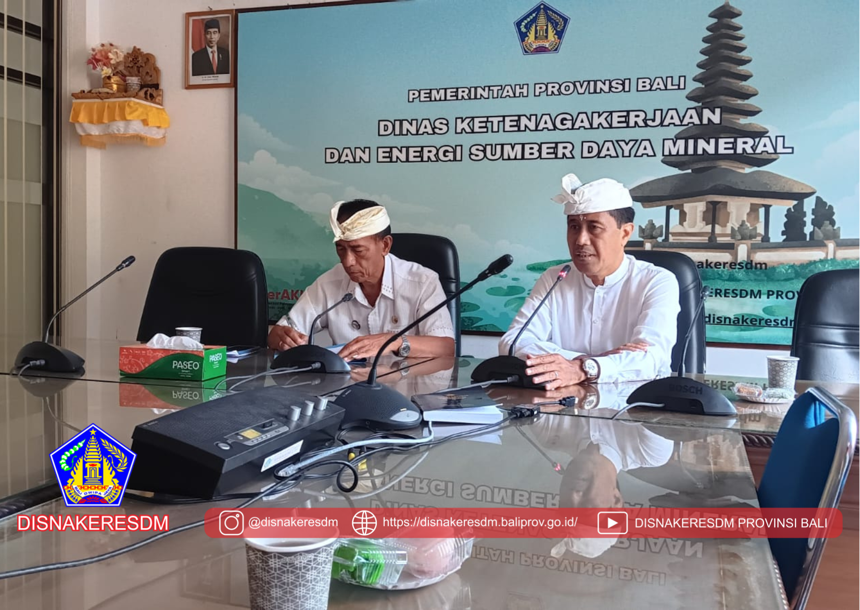 Menerima Tim Arsiparis Dari Biro Umum Dan Protokol Setda Provinsi Bali