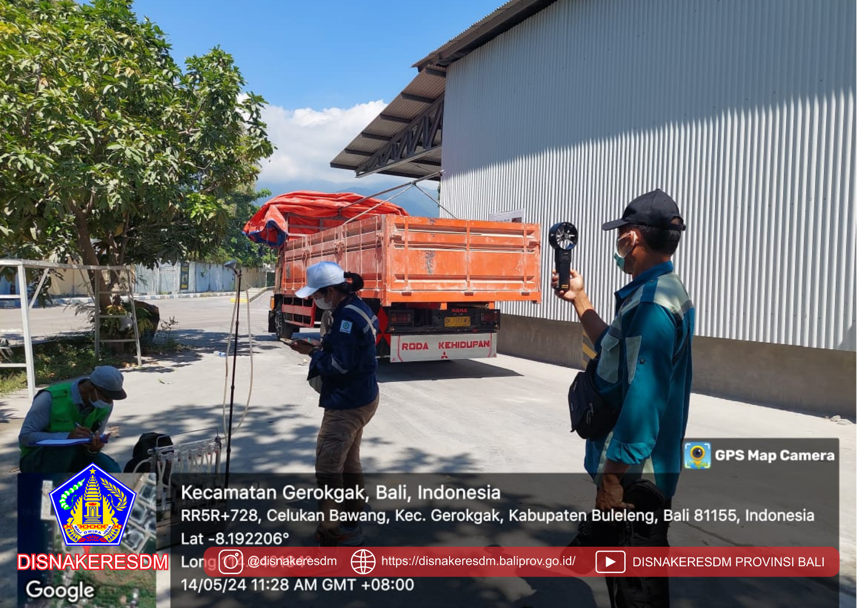 Melasanakan Pengujian Kualitas Udara Ambien Di Lingkungan Kerja Kantor Kesehatan Pelabuhan Celukan Bawang