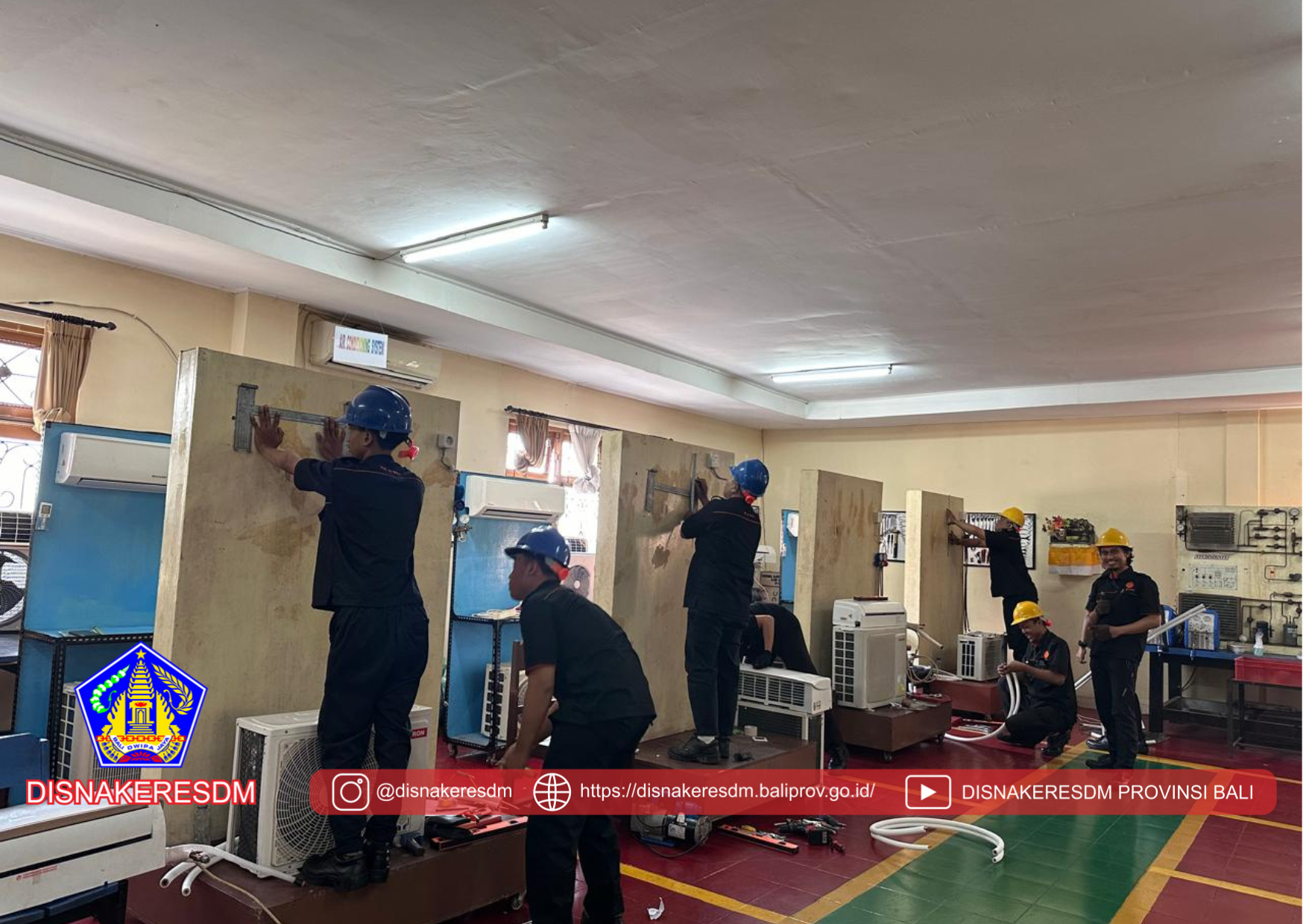 Kegiatan Uji Kompetensi Kepada Peserta Program Pelatihan Teknisi AC Redidential II