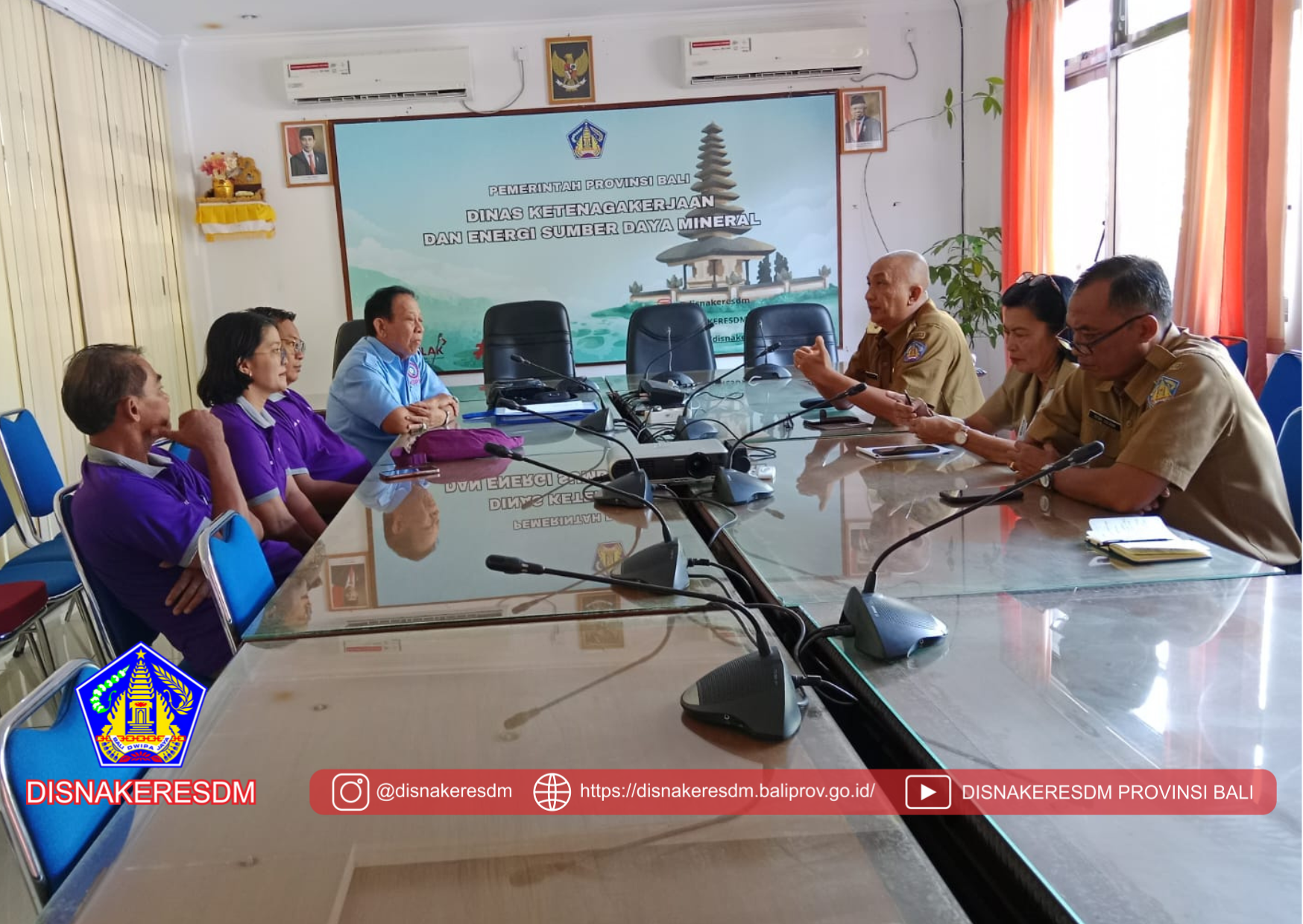 Menerima Audiensi Ketua KSPSI Bali