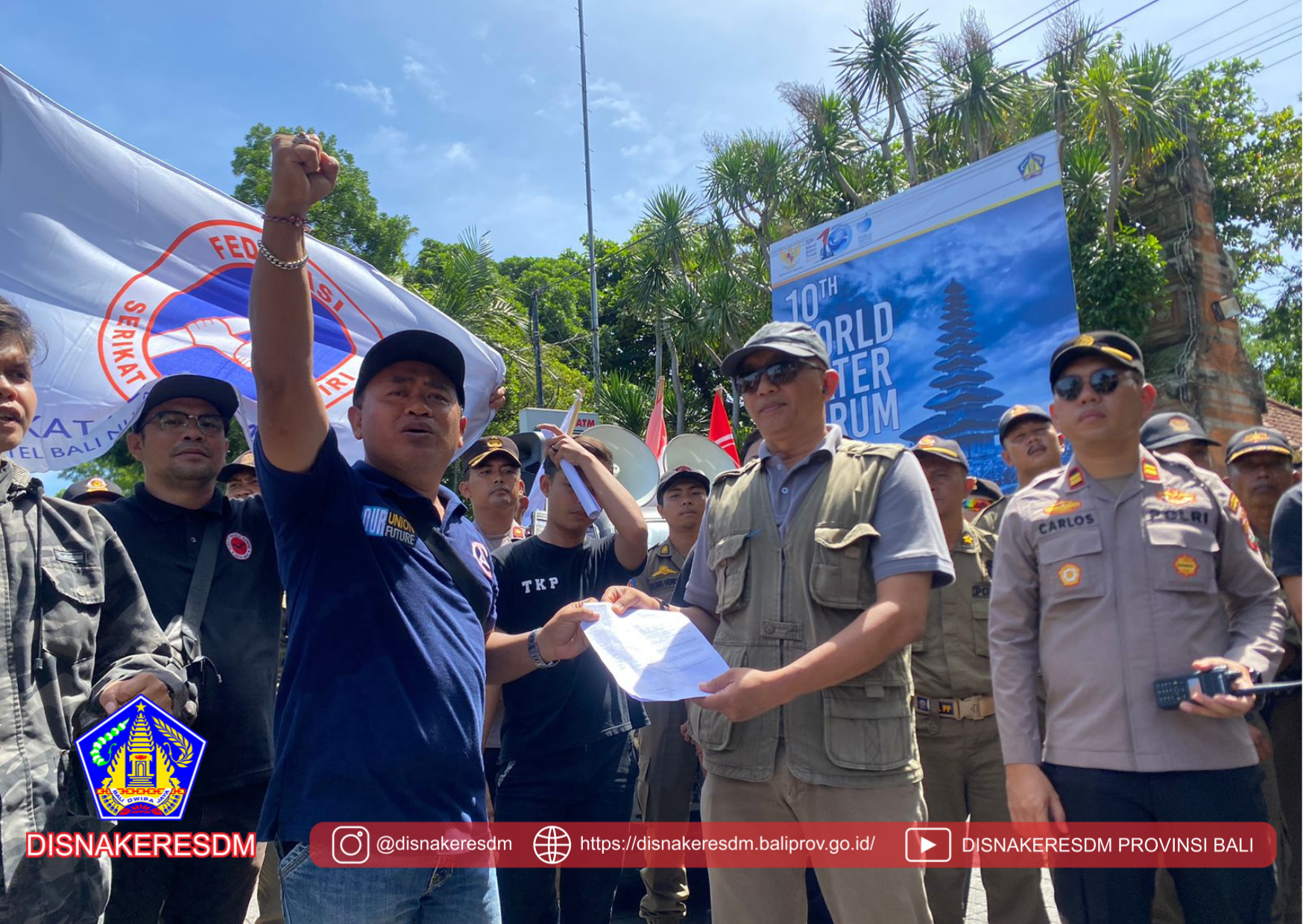 Aksi Damai Hari Buruh Internasional