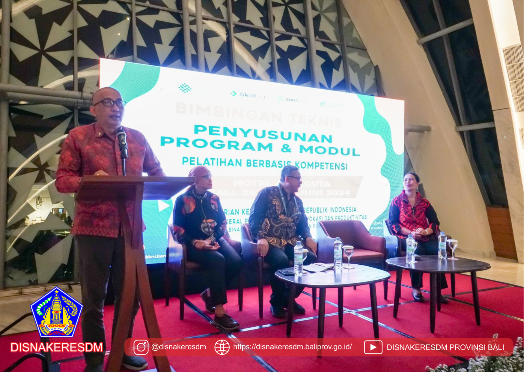 Acara Bimbingan Teknis Penyusunan Program Dan Modul Pelatihan Berbasis Kompetensi