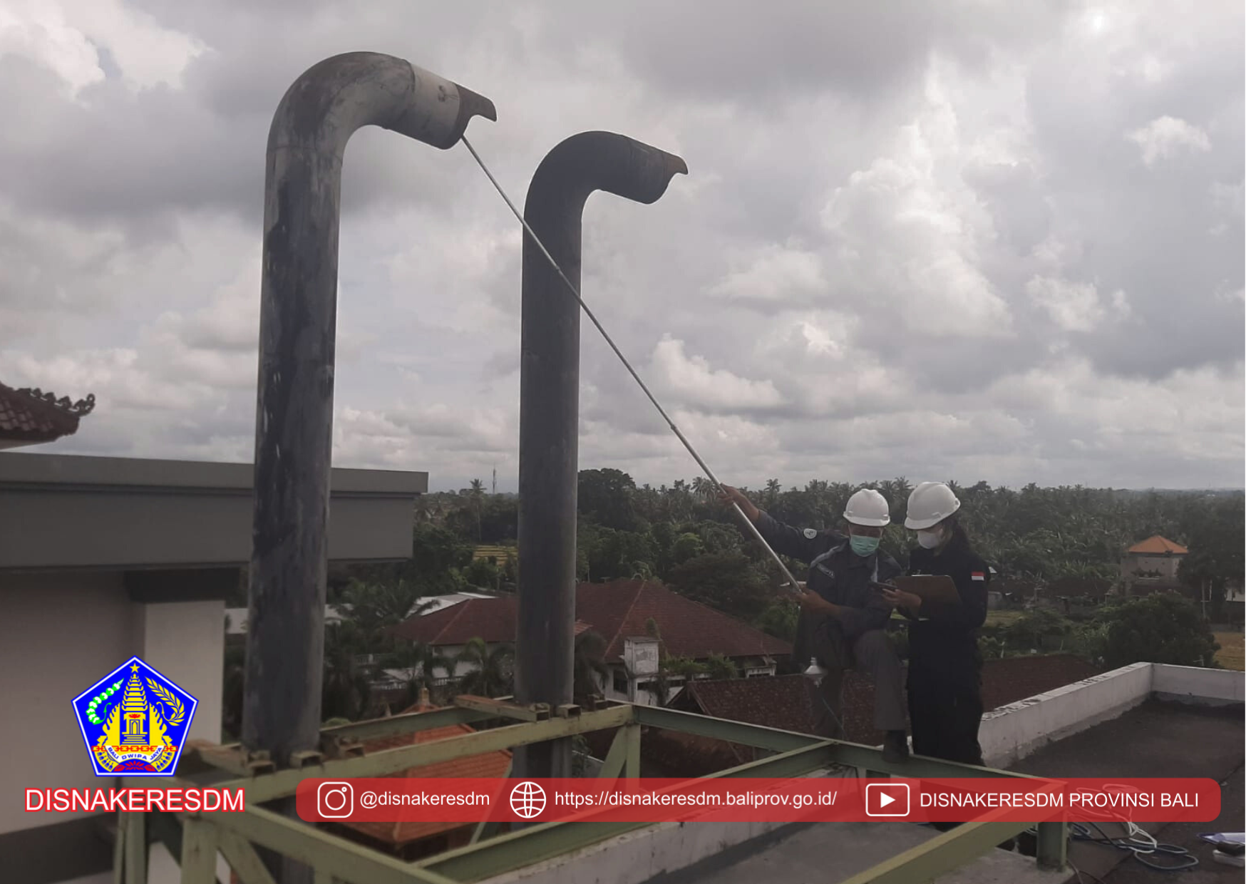 Uji Emisi, Pencahayaan, Iklim, Dan Kebisingan Ke RSUD Sanjiwani, Gianyar