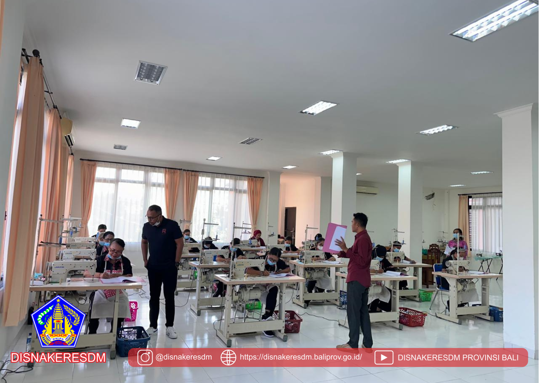 Kegiatan Uji Kompetensi Kepada Peserta Program Pelatihan Menjahit Pakaian Dengan Mesin, Dan Junior Administrative Asistant