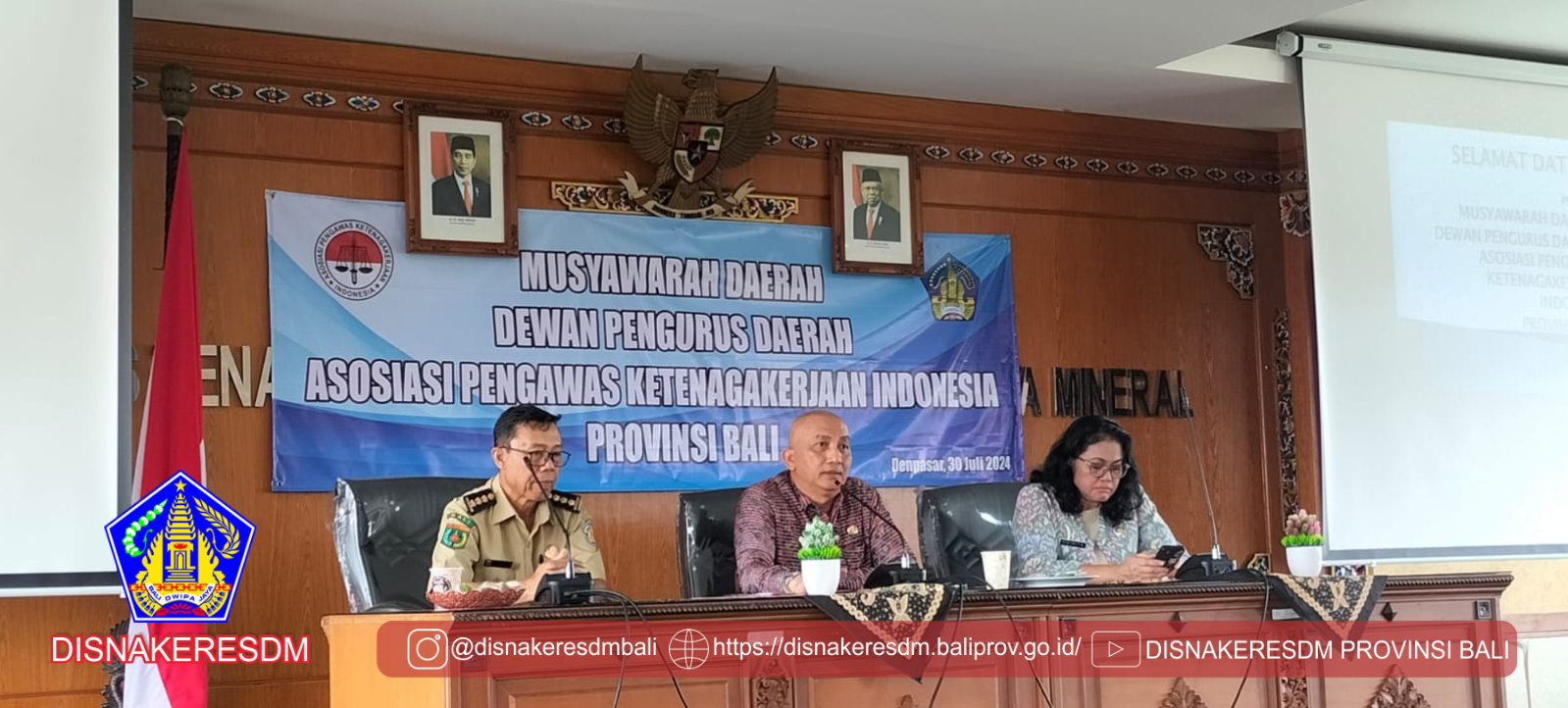 Musyawarah Daerah Dewan Pengurus Daerah Asosiasi Pengawas Ketenagakerjaan Indonesia Provinsi Bali
