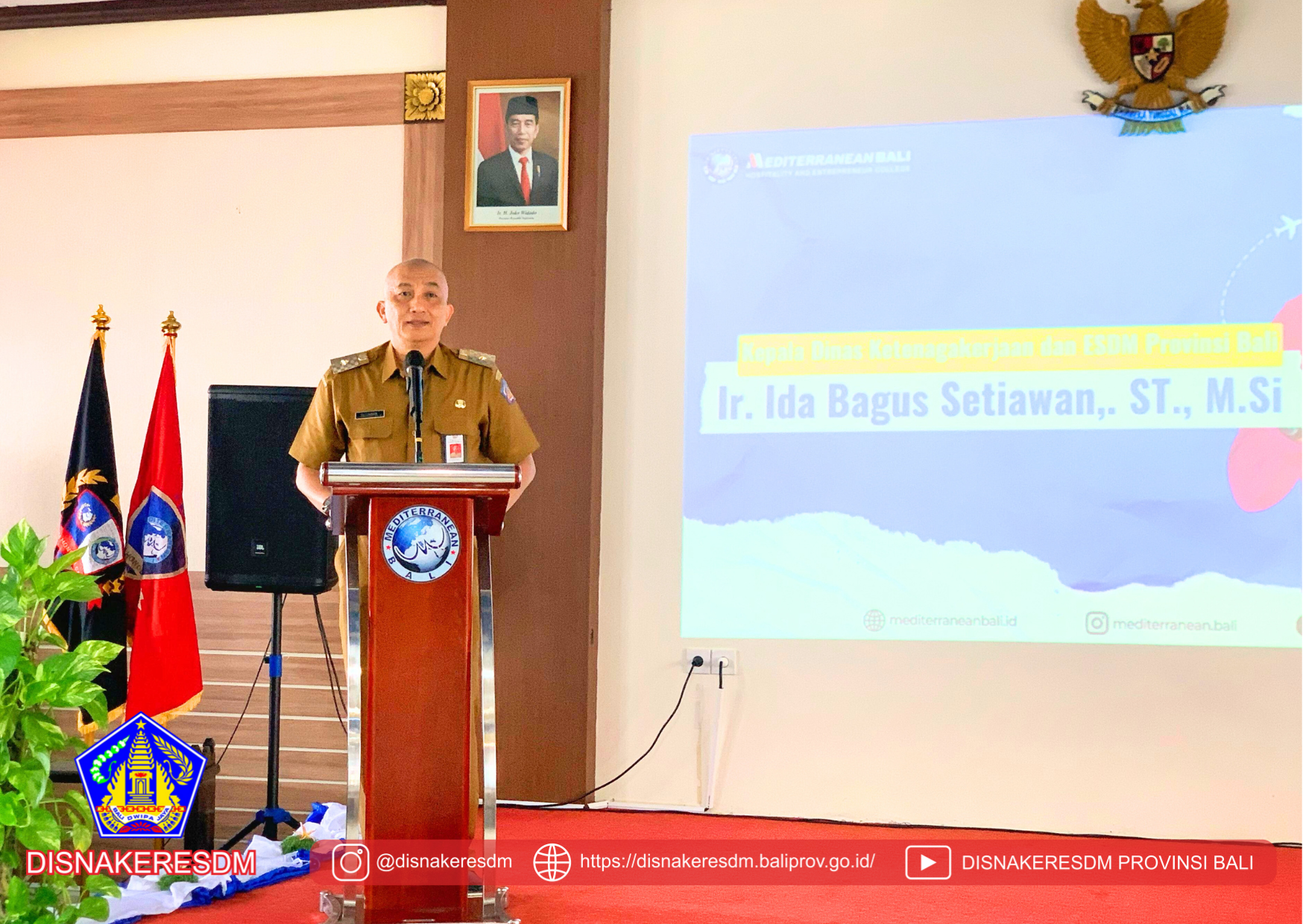 Acara Pembukaan Mental And Character Building (MCB) Bagi Mahasiswa Mediterranean Bali