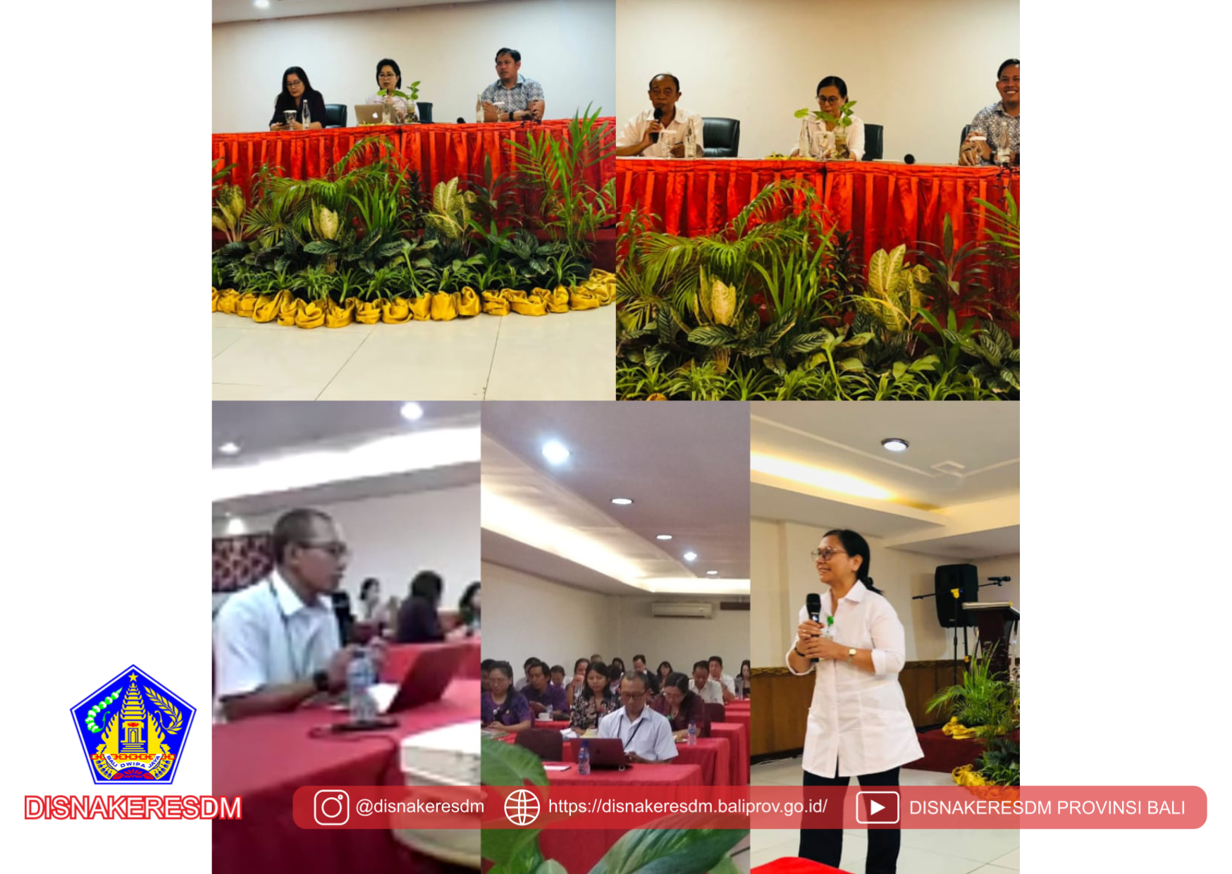 Kegiatan Workshop Kesehatan Kerja Yang Diselenggarakan Oleh Dinas Kesehatan Provinsi Bali