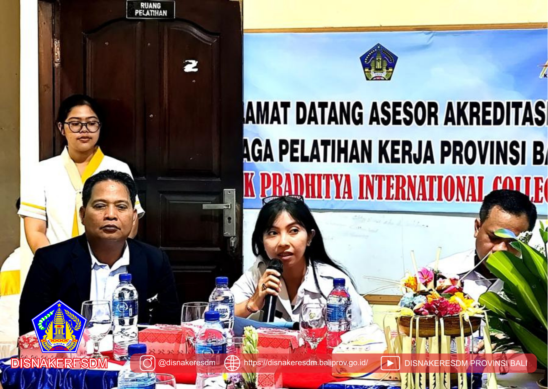 Visitasi Akreditasi LPK Dewi Baruna Amertasari Dan LPK Praditya Kabupaten Tabanan