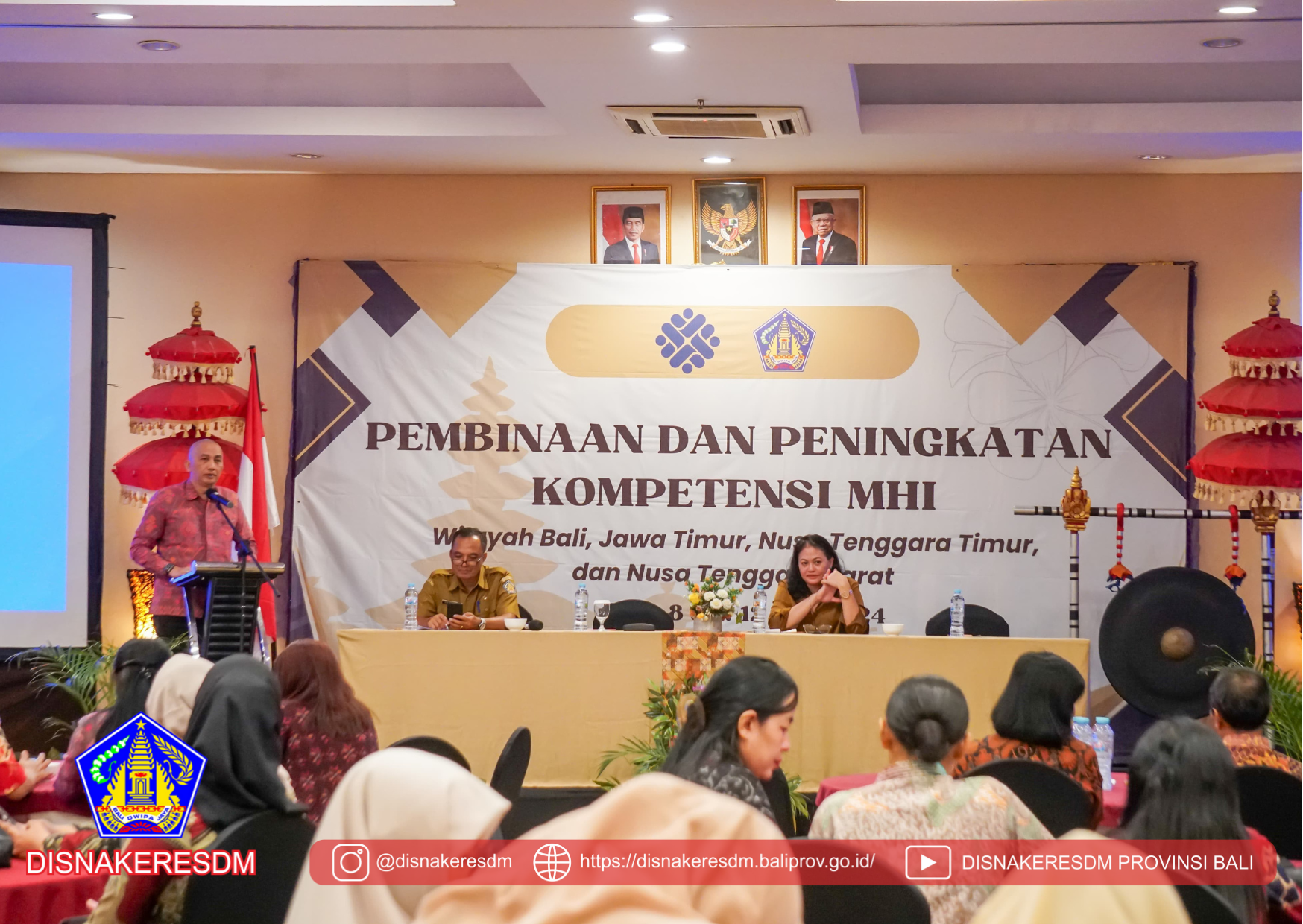 Acara Pembinaan Dan Peningkatan Kompetensi Mediator Hubungan Industrial (MHI) Wilayah Bali, Jawa Timur, NTT dan NTB