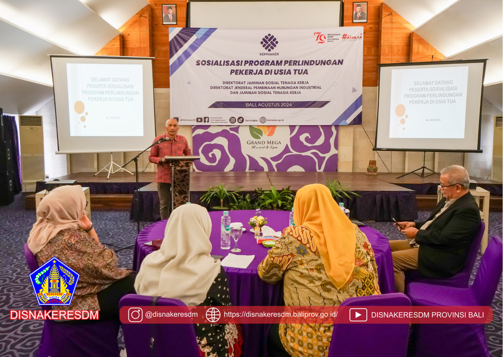 Acara Sosialisasi Program Jaminan Hari Tua