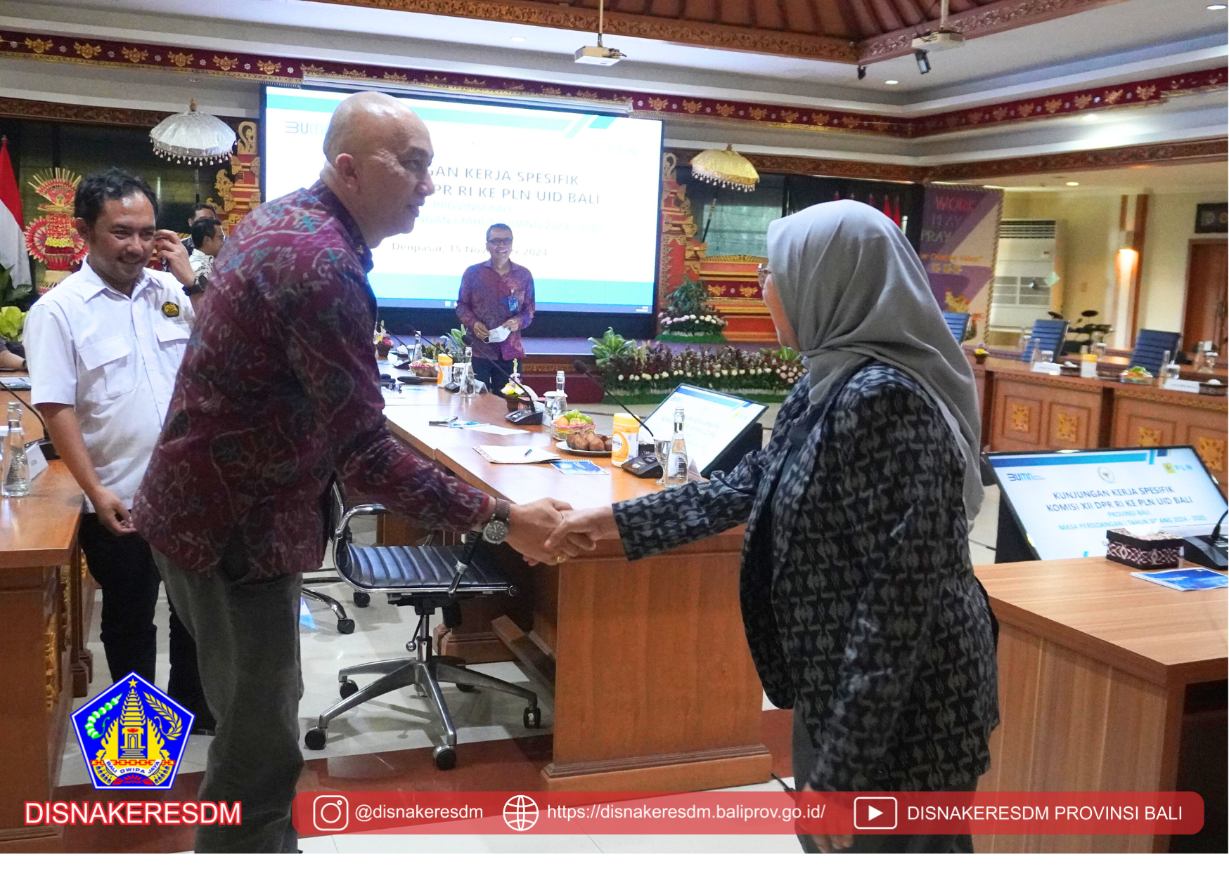 Menghadiri Kunjungan Kerja Spesifik Komisi XII DPR RI Ke PLN UID BALI, Masa Persidangan I Tahun Sidang 2024 - 2025