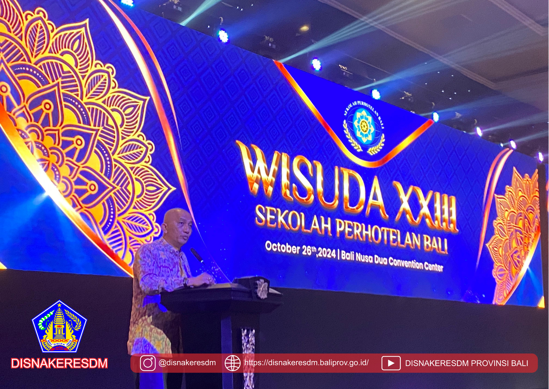 Wisuda XXIII LPK Sekolah Perhotelan Bali