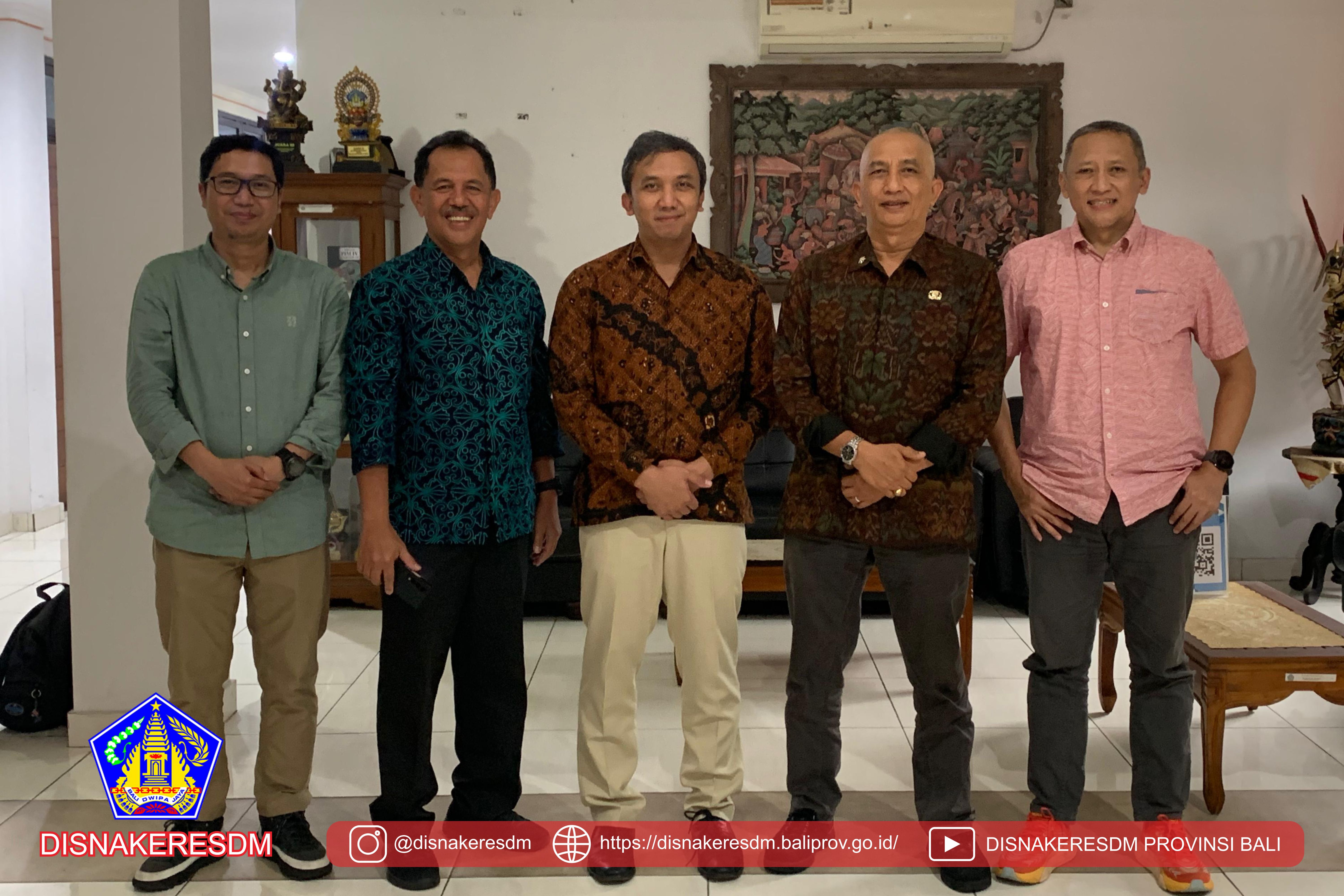 Audiensi Dari Direktorat Panas Bumi, Ditjen EBTKE - KESDM