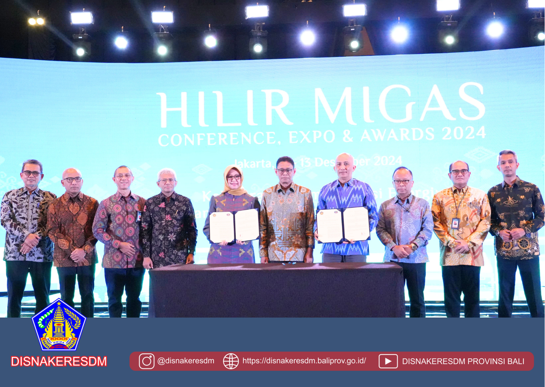 Penandatanganan Perjanjian Kerja Sama (PKS) Antara BPH Migas dengan Pemerintah Provinsi Bali