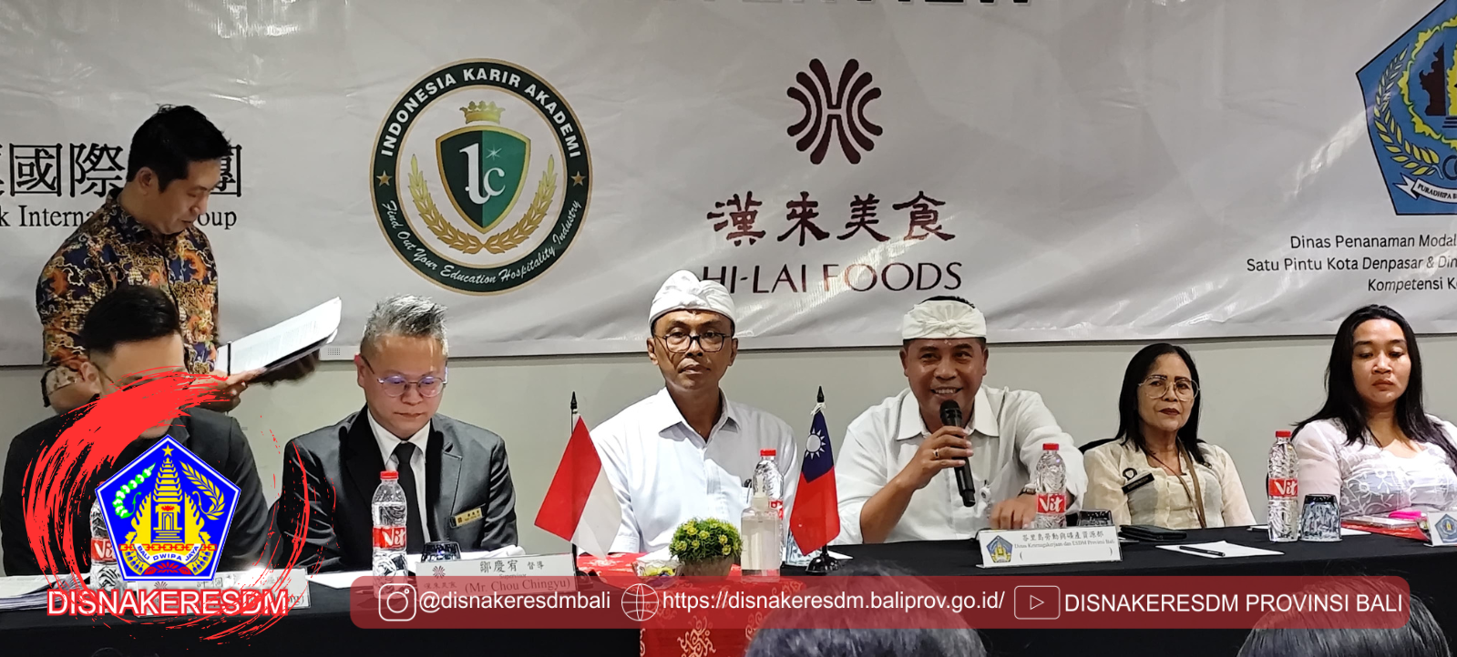 Acara Penandatangan Mou Antara LPK Indonesia Karir Akademi Dengan Pihak Hilai Food Group Taiwan