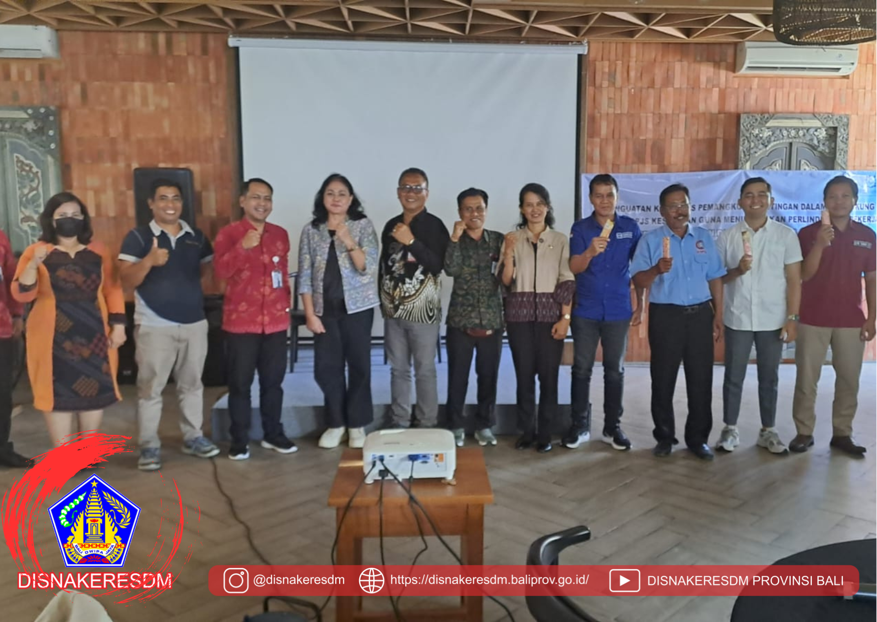 Acara Penguatan Kapasitas Pemangku Kepentingan Dalam Mendukung Program BPJS Kesehatan Guna Meningkatkan Perlindungan Pekerja