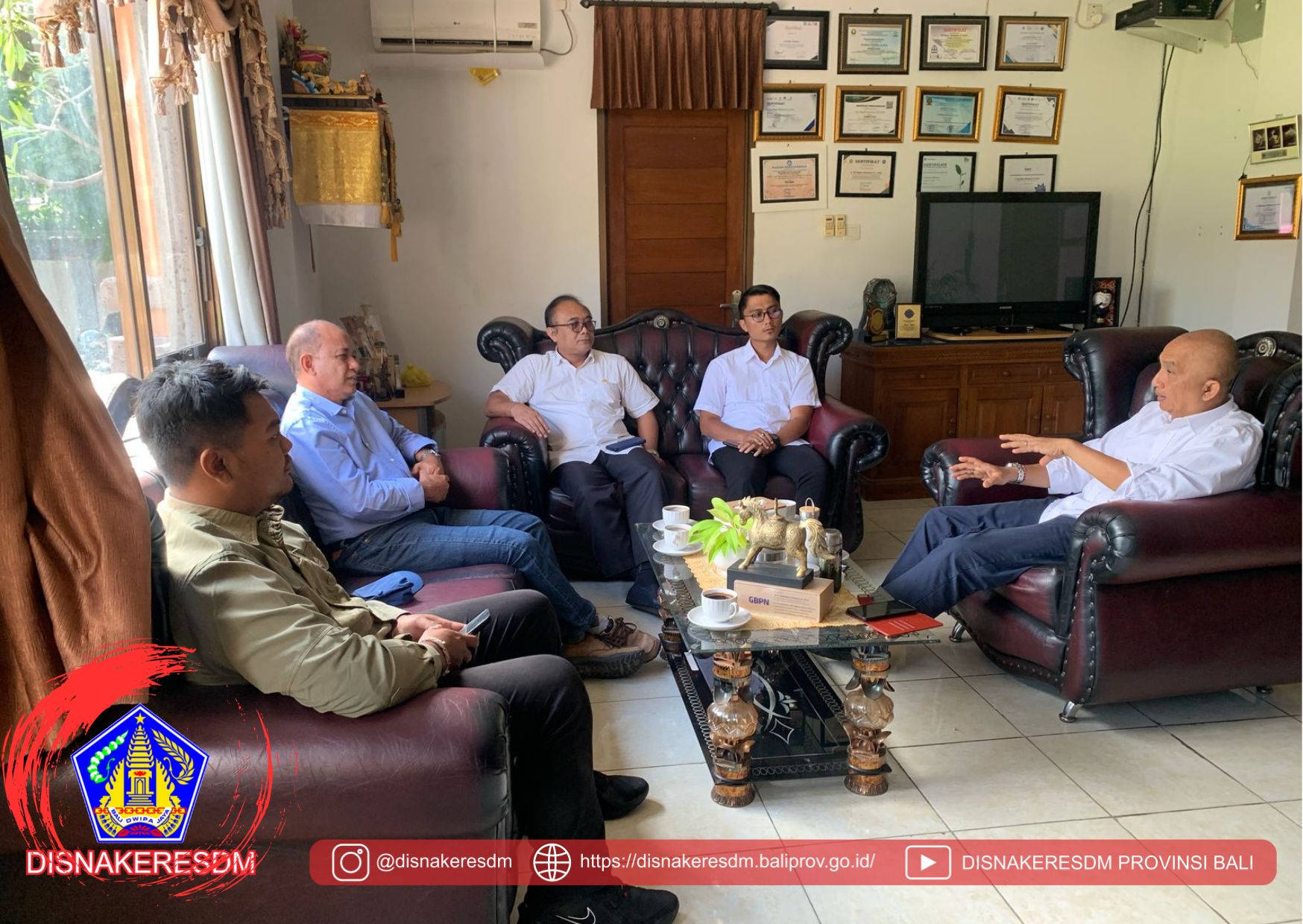 Menerima Audiensi Dari PT Medco Energi Internasional Tbk