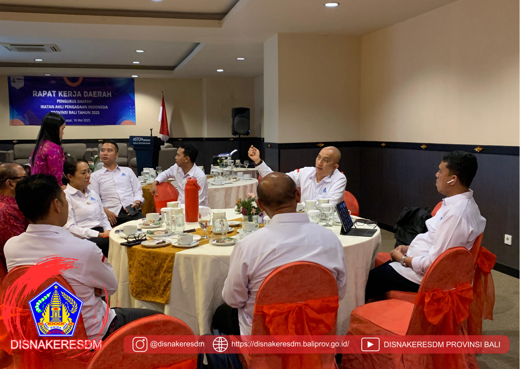 Menghadiri Rapat Kerja Dewan Pengurus Daerah Ikatan Ahli Pengadaan Indonesia (IAPI) Provinsi Bali