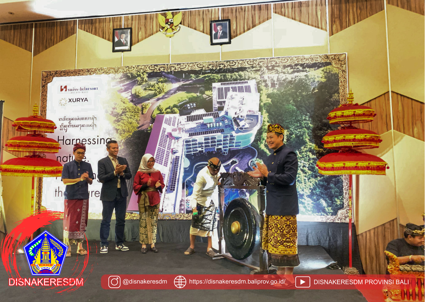 Peresmian Pembangkit Listrik Tenaga Surya (PLTS) Atap di Swiss-belresort Pecatu Bali