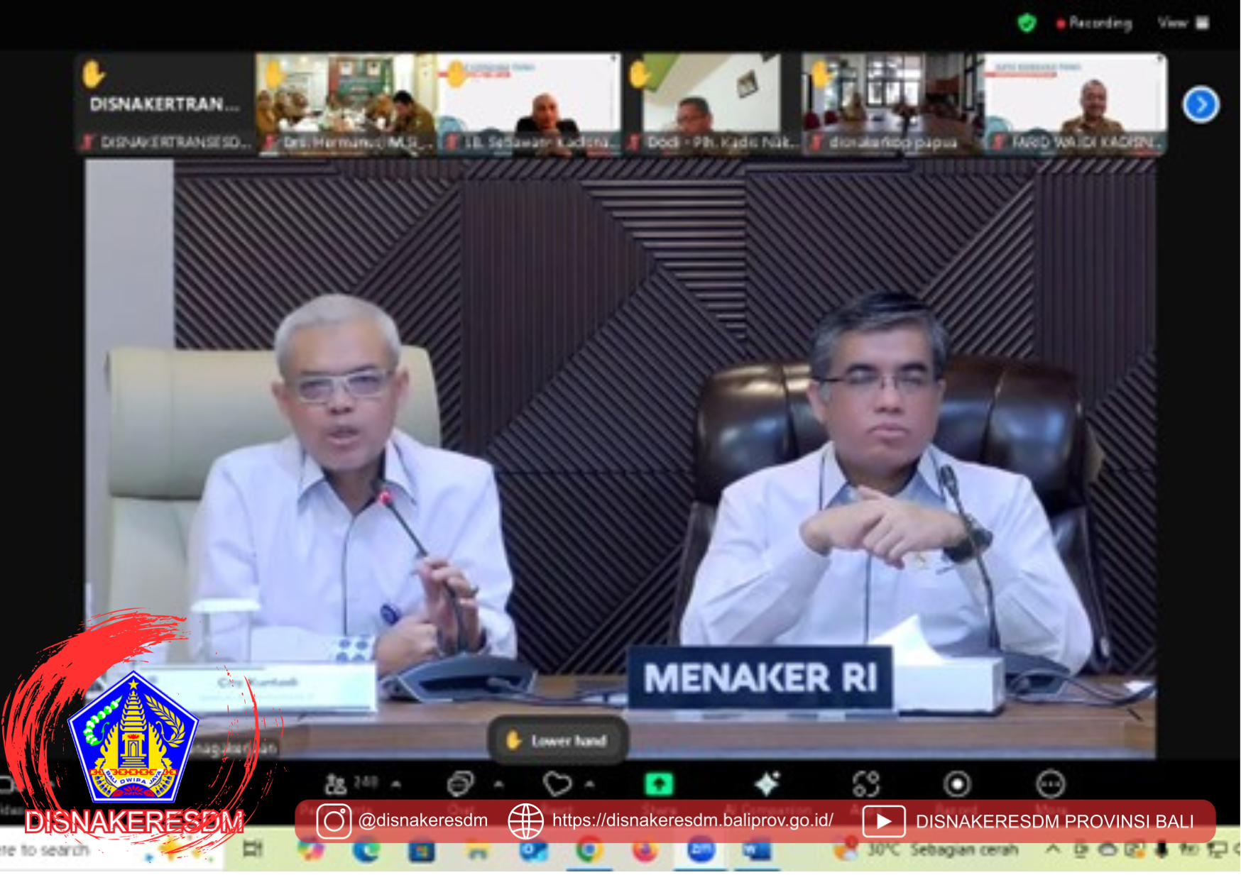 Rapat Koordinasi Teknis (Rakornis) Bidang Ketenagakerjaan Tahun 2025