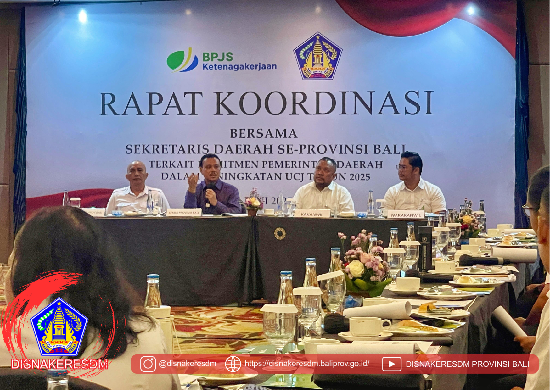 Rapat Koordinasi Bersama Sekretaris Daerah Kabupaten/Kota Se-Bali