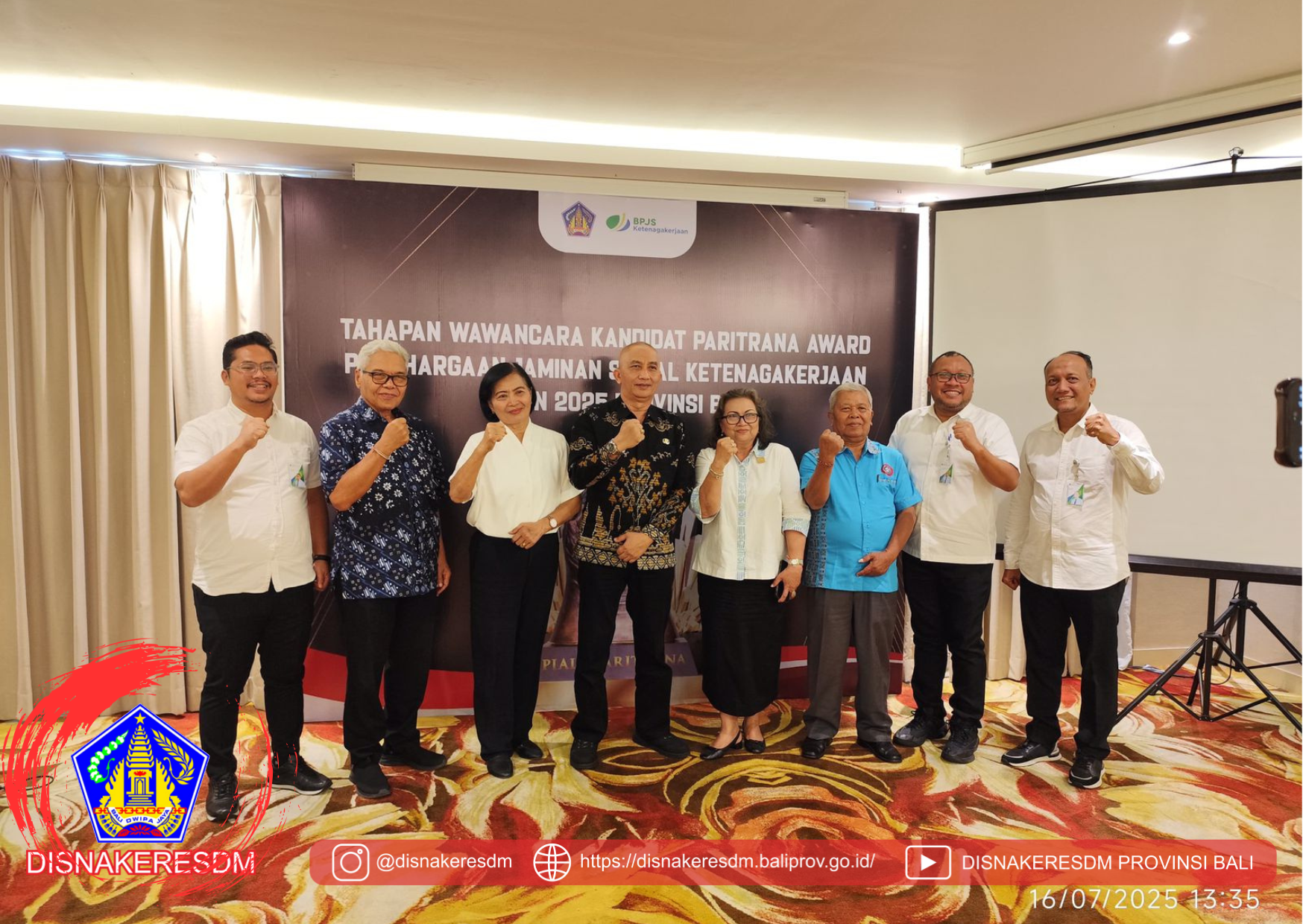 Wawancara Kandidat Paritrana Award Tahun 2025 Provinsi Bali