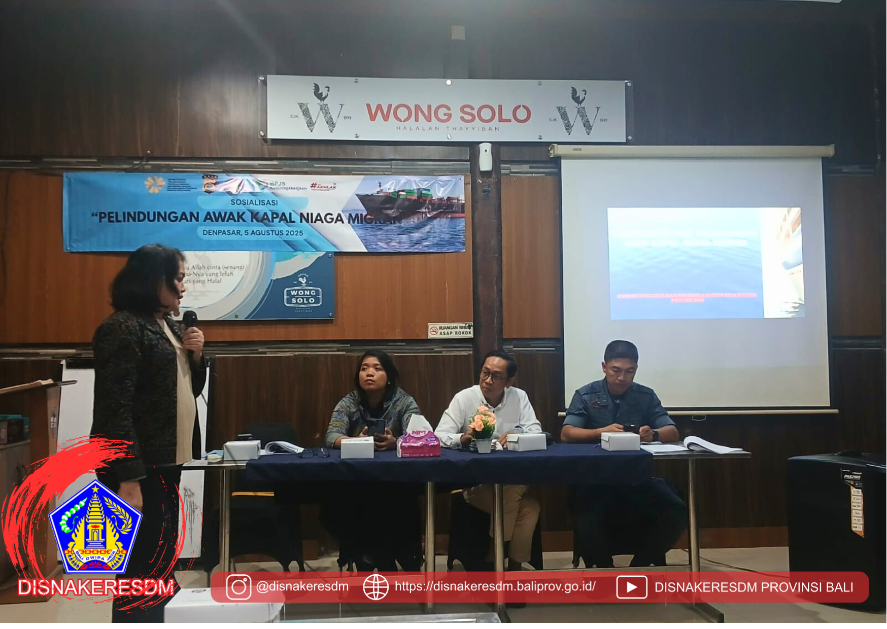 Sosialisasi Pelindungan Awak Kapal Niaga Migran
