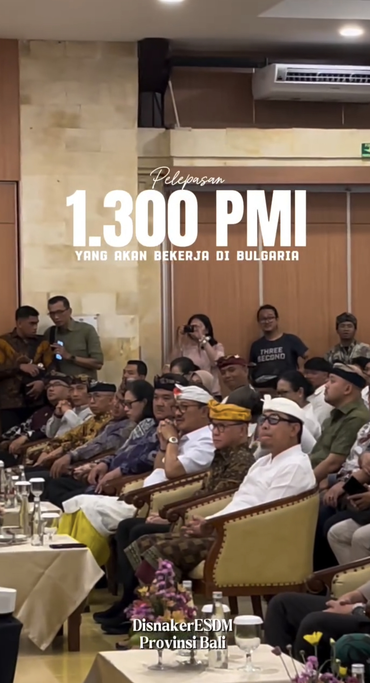 Pelepasan 1.300 Pekerja Migran Indonesia (PMI) ke Bulgaria