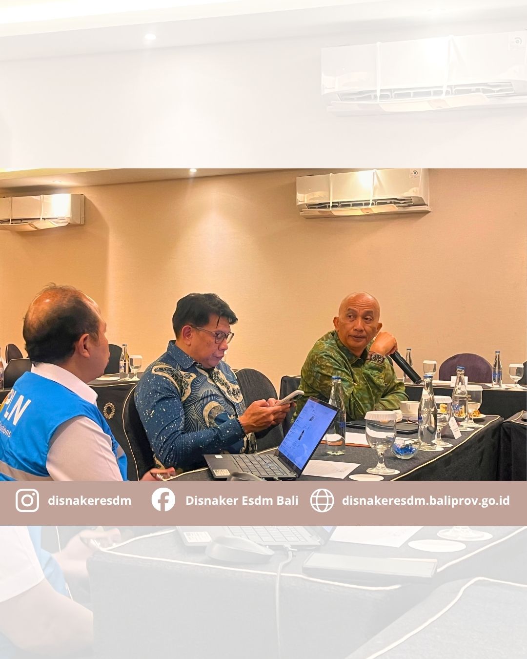 Diskusi Strategis Pembahasan Lokasi Pengembangan Pembangkit Listrik Tenaga Surya (PLTS) di Provinsi Bali