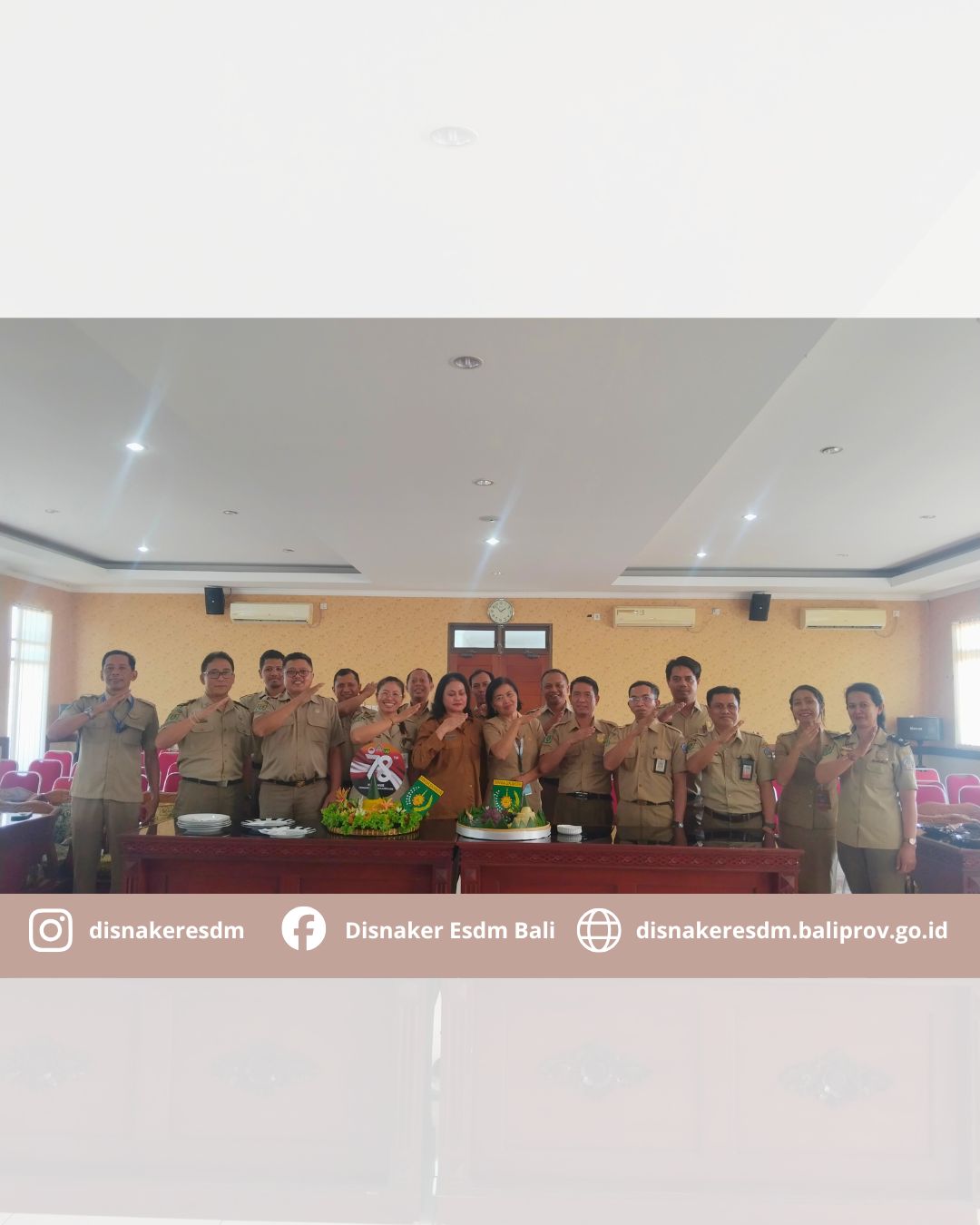 Peringatan Hari Jadi Pembinaan Dan Pengawasan Ketenagakerjaan (BINWASNAKER) ke-78