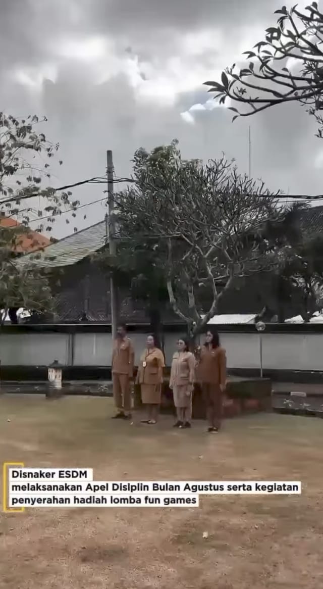 Apel Disiplin Bulan Agustus Serta Penyerahan Hadiah Fun Games