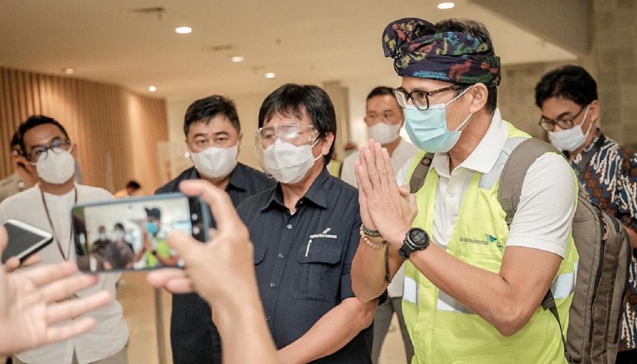 Menparekraf Sandiaga Salahuddin Uno Komit Dukung 100 Persen Pariwisata Berbasis Budaya di Pulau Dewata
