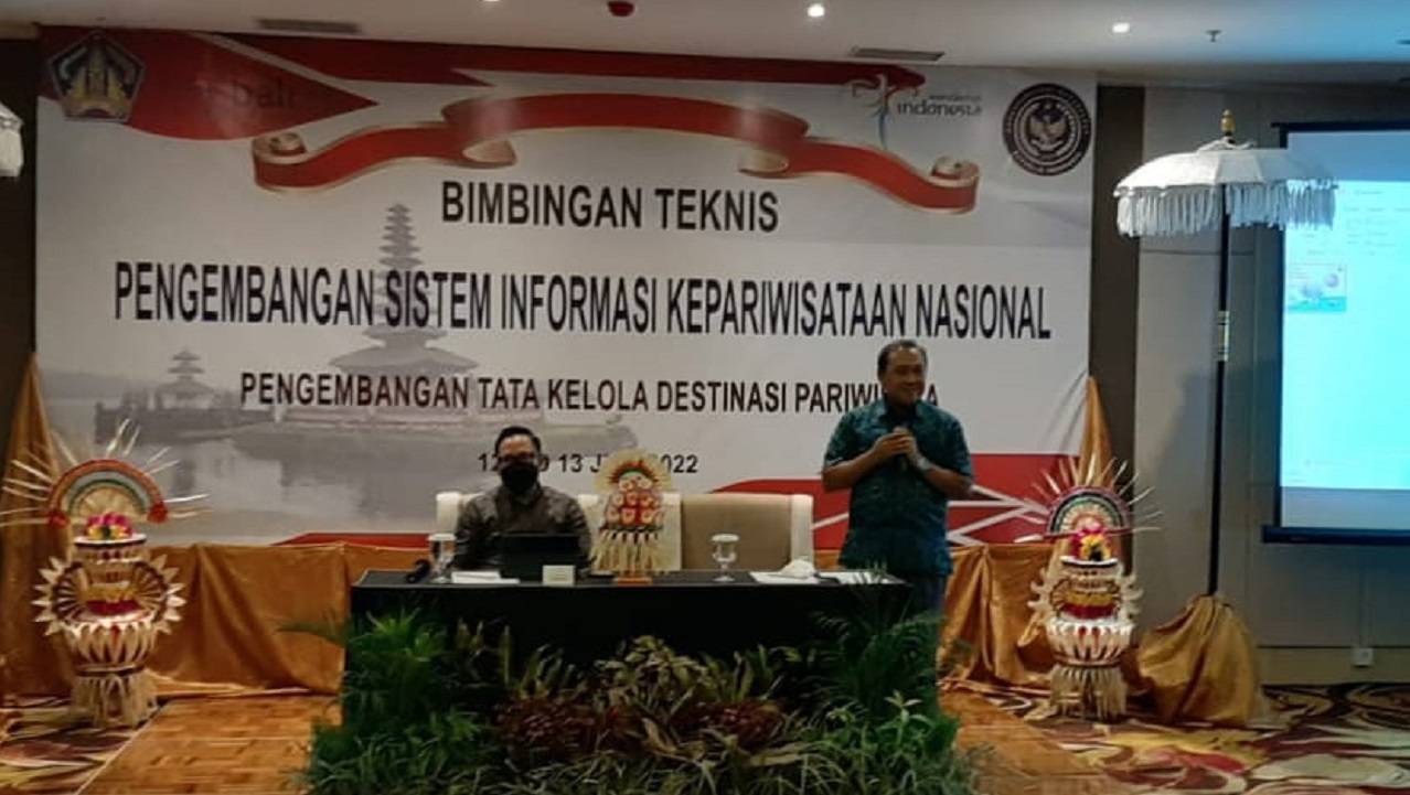 DUKUNG PENYEDIAAN INFORMASI KEPARIWISATAAN SECARA NASIONAL, DISPAR PROV. BALI GELAR BIMTEK SISPARNAS.