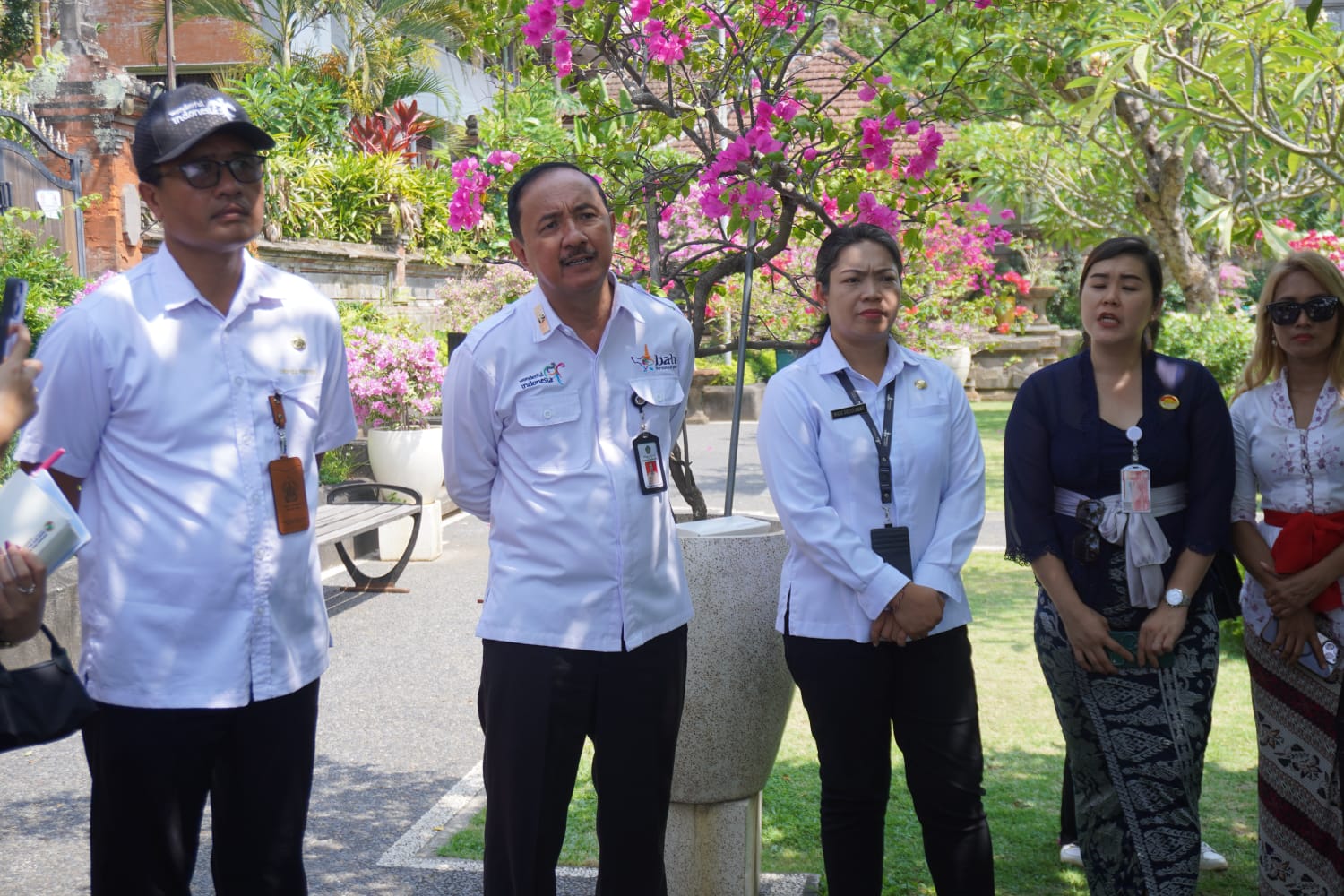 Dinas Pariwisata Provinsi Bali Lakukan Pemantauan Pungutan Wisatawan asing di Kerta Gosa Klungkung