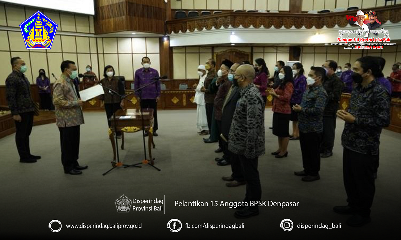 Pelantikan 15 Anggota BPSK Denpasar