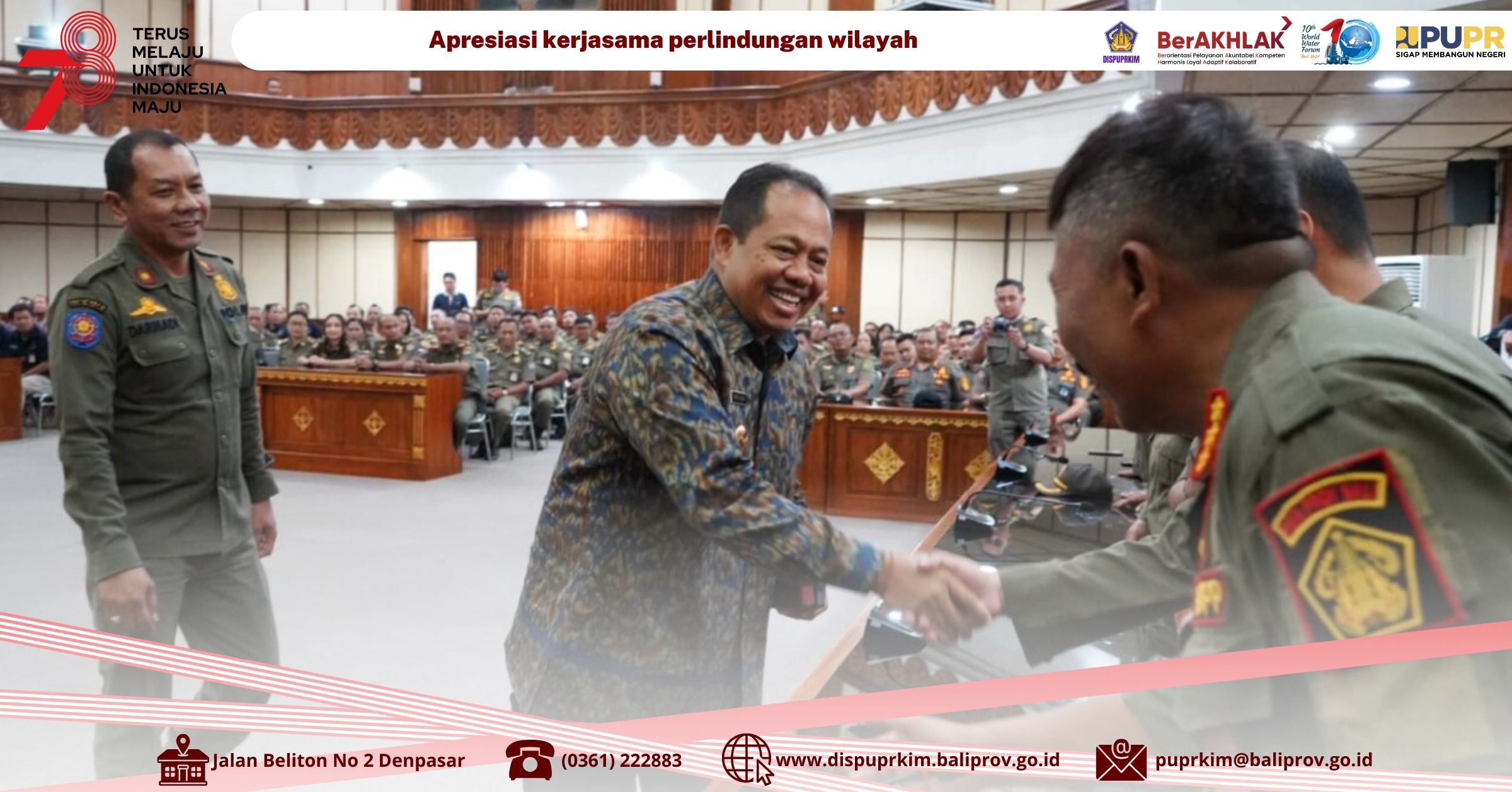 Pj. Gubernur Bali Minta Satpol PP Tegas Namun Humanis