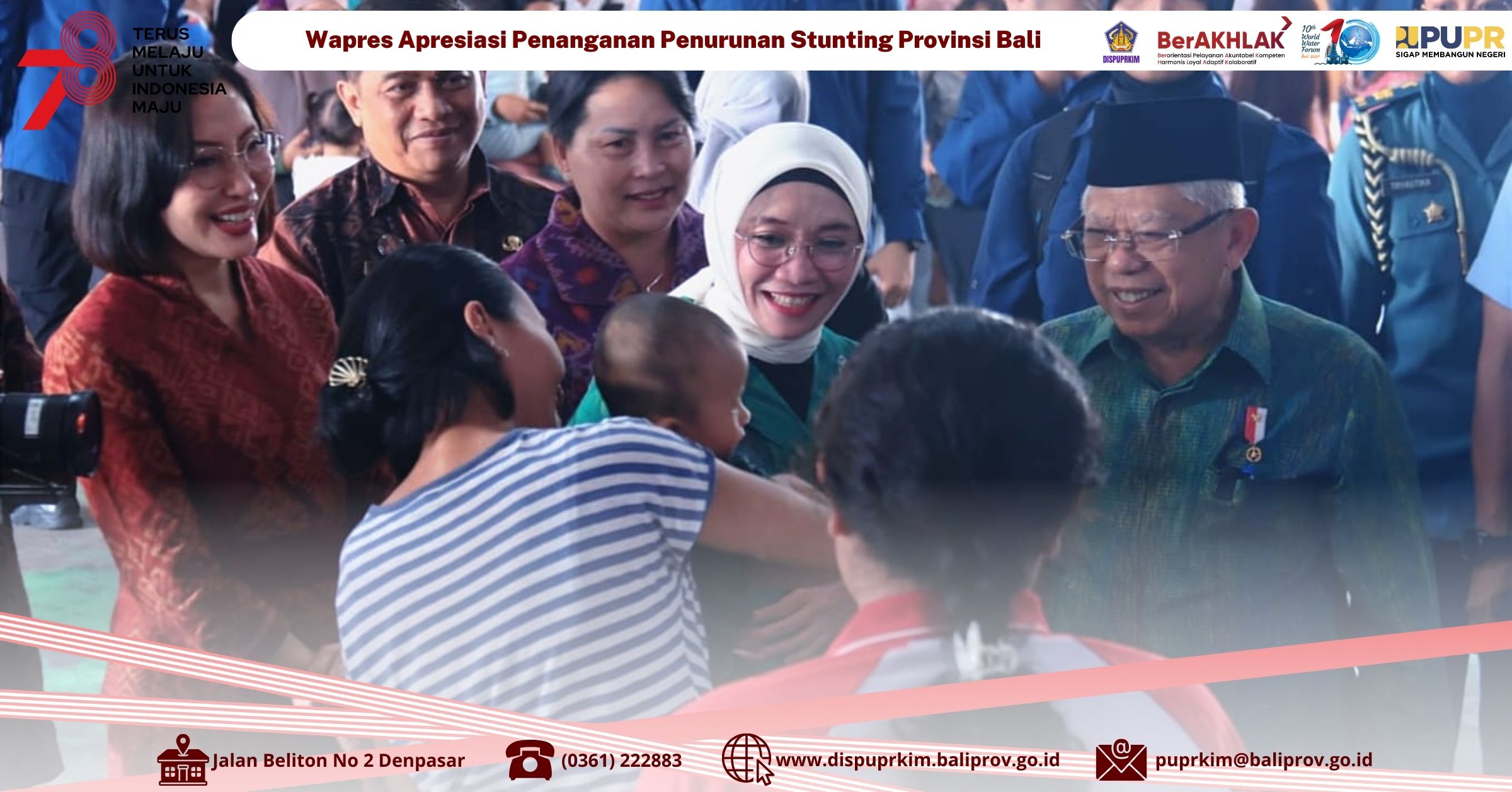Wapres Ma’ruf Amin Apresiasi Penanganan Stunting di Bali
