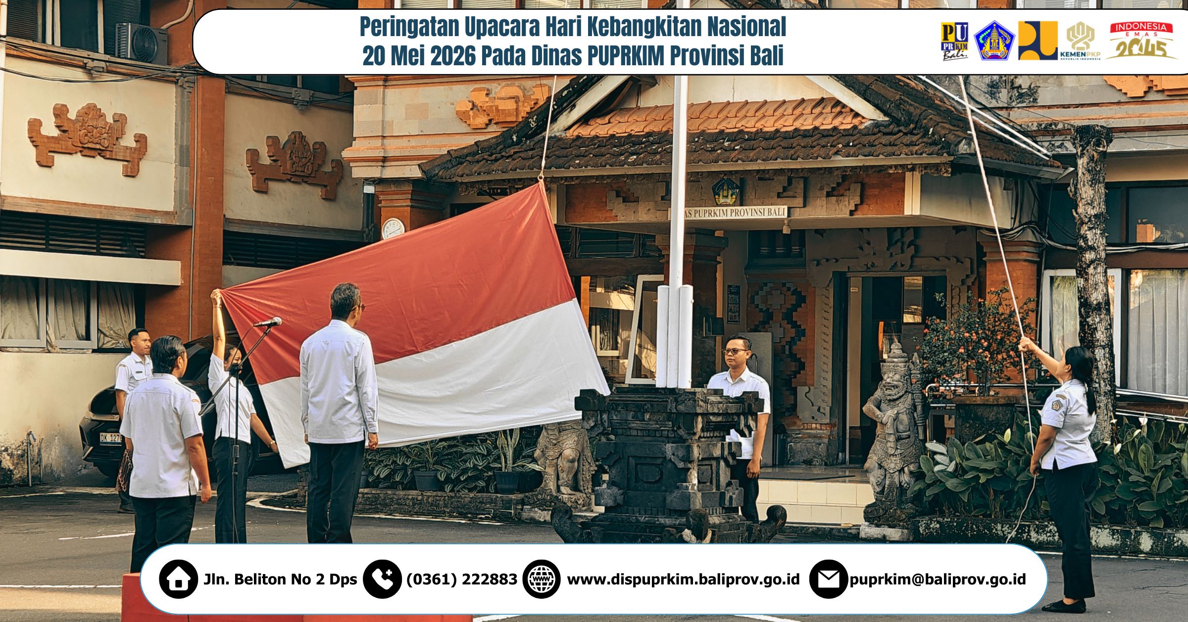 Peringati Harkitnas ke-118, Dinas PUPRKIM Provinsi Bali Tekankan Semangat Kedaulatan Digital dan Pelindungan Generasi Muda