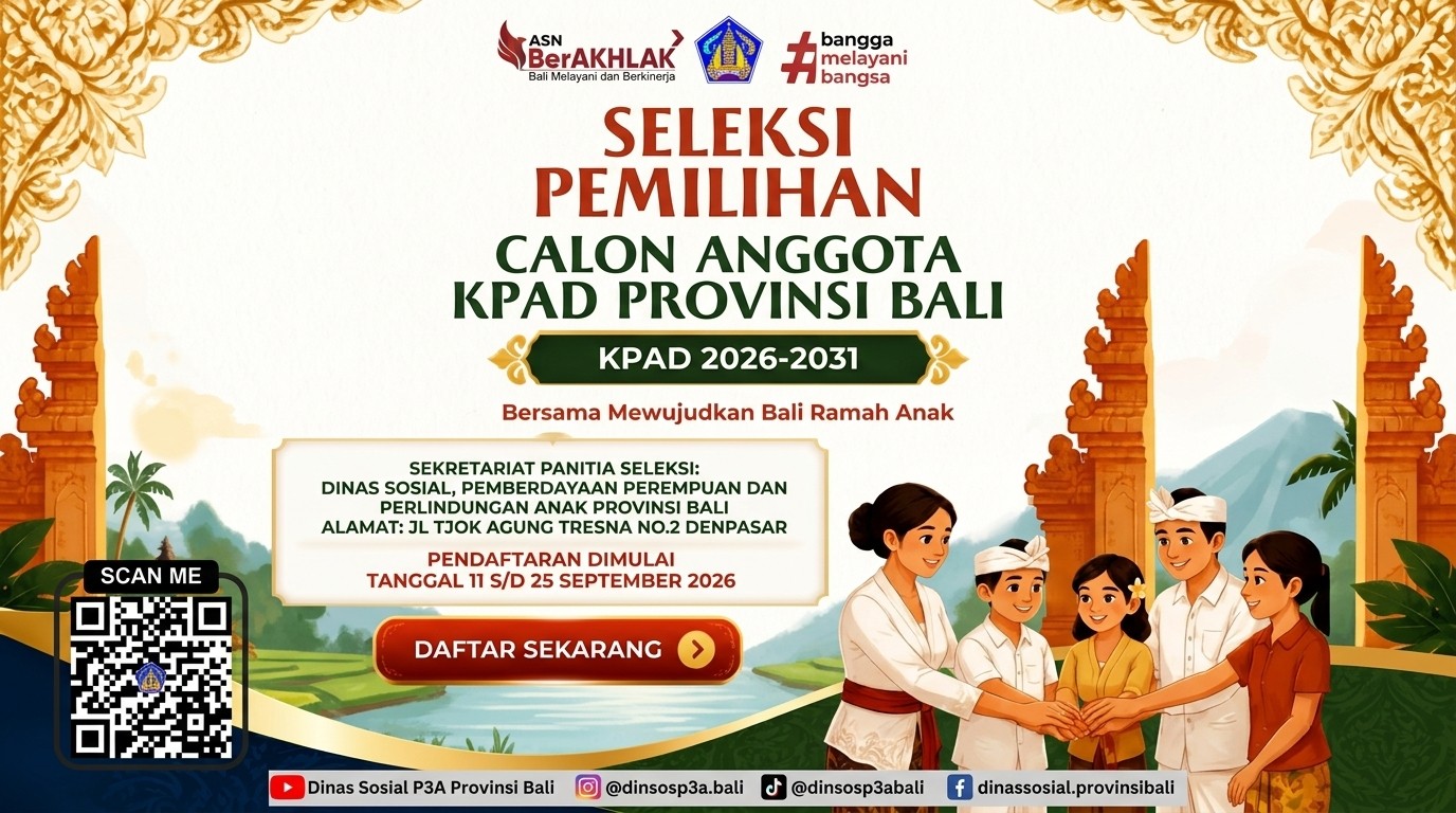 📢 PENGUMUMAN SELEKSI CALON ANGGOTA KPAD PROVINSI BALI