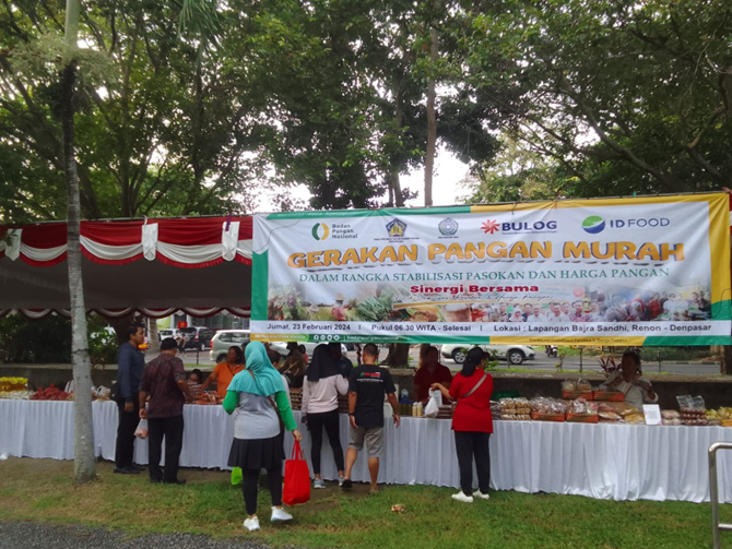 Gerakan Pangan Murah Digelar Menjelang Hari Raya Galungan dan Kuningan