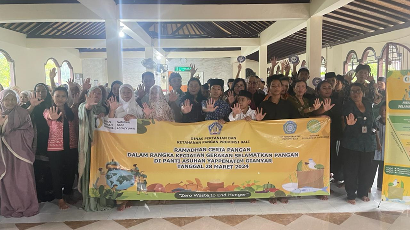 Gerakan Selamatkan Pangan pada Ramadhan Ceria Pangan di Panti Asuhan Yappenatim, Gianyar