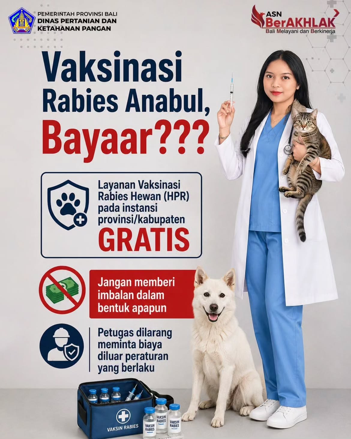 Vaksinasi Rabies Anabul