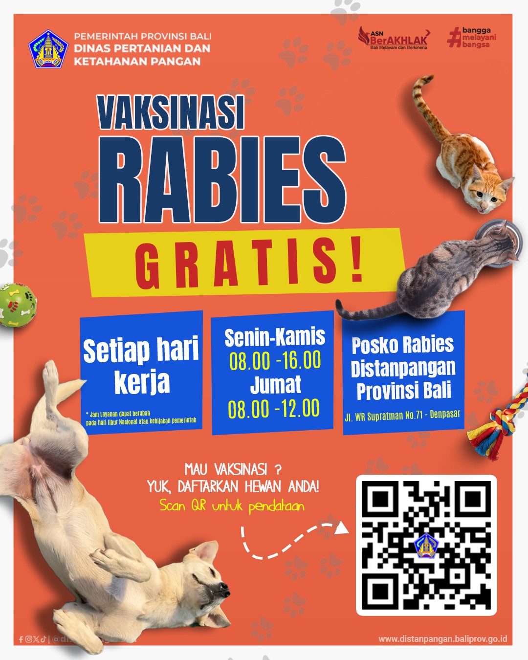 Vasinasi Rabies Gratis